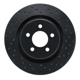 R1 Concepts 11-12 Jeep Liberty Front Right Drilled Black Brake Rotor by R1 Concepts RNC-623-42021R