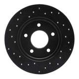 R1 Concepts 94-99 Buick Cutlass Supreme Rear Right Drilled Black Brake Rotor by R1 Concepts RNC-623-45006R