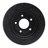 R1 Concepts 94-01 Buick Cutlass Supreme Front Right Drilled Black Brake Rotor by R1 Concepts RNC-623-45007R