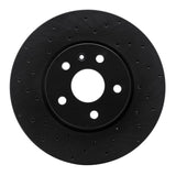 R1 Concepts 10-21 Buick 09-5 Front Left Drilled Black Brake Rotor by R1 Concepts RNC-623-45016L