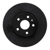 R1 Concepts 10-21 Buick 09-5 Front Right Drilled Black Brake Rotor by R1 Concepts RNC-623-45016R