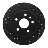 R1 Concepts 11-21 Chevrolet Trax Rear Left Drilled Black Brake Rotor by R1 Concepts RNC-623-45018L