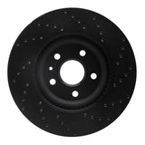R1 Concepts 13-19 Buick Regal Front Left Drilled Black Brake Rotor by R1 Concepts RNC-623-45019L