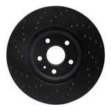 R1 Concepts 13-19 Buick Regal Front Right Drilled Black Brake Rotor by R1 Concepts RNC-623-45019R