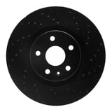 R1 Concepts 13-19 Buick Regal Front Right Drilled Black Brake Rotor by R1 Concepts RNC-623-45019R
