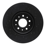 R1 Concepts 16-20 Buick Envision Front Left Drilled Black Brake Rotor by R1 Concepts RNC-623-45023L
