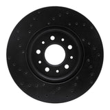 R1 Concepts 16-20 Buick Envision Front Right Drilled Black Brake Rotor by R1 Concepts RNC-623-45023R
