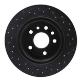 R1 Concepts 01-01 Cadillac Catera Rear Left Drilled Black Brake Rotor by R1 Concepts RNC-623-46002L