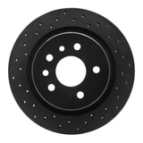 R1 Concepts 01-01 Cadillac Catera Rear Left Drilled Black Brake Rotor by R1 Concepts RNC-623-46002L