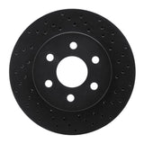 R1 Concepts 98-99 Cadillac DeVille Front Right Drilled Black Brake Rotor by R1 Concepts RNC-623-46010R