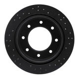 R1 Concepts 00-11 Cadillac DeVille Rear Left Drilled Black Brake Rotor by R1 Concepts RNC-623-46011L