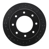 R1 Concepts 00-11 Cadillac DeVille Rear Left Drilled Black Brake Rotor by R1 Concepts RNC-623-46011L