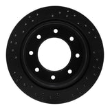 R1 Concepts 00-11 Cadillac DeVille Rear Right Drilled Black Brake Rotor by R1 Concepts RNC-623-46011R