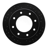 R1 Concepts 00-11 Cadillac DeVille Rear Right Drilled Black Brake Rotor by R1 Concepts RNC-623-46011R
