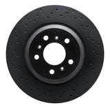 R1 Concepts 06-16 Buick Allure Front Left Drilled Black Brake Rotor by R1 Concepts RNC-623-46022L
