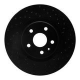 R1 Concepts 08-17 Chevrolet Caprice Front Right Drilled Black Brake Rotor by R1 Concepts RNC-623-46027R