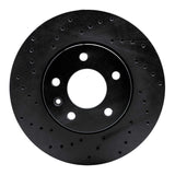 R1 Concepts 13-22 Cadillac ATS Front Left Drilled Black Brake Rotor by R1 Concepts RNC-623-46033L