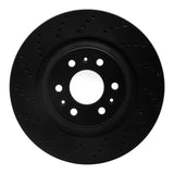 R1 Concepts 04-09 Cadillac SRX Front Left Drilled Black Brake Rotor by R1 Concepts RNC-623-46043L