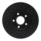 R1 Concepts 05-05 Buick Bonneville Front Left Drilled Black Brake Rotor by R1 Concepts RNC-623-47032L