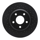 R1 Concepts 05-05 Pontiac Park Avenue Front Right Drilled Black Brake Rotor by R1 Concepts RNC-623-47032R