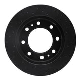 R1 Concepts 99-20 Chevrolet Avalanche 2500 Front Left Drilled Black Brake Rotor by R1 Concepts RNC-623-48038L