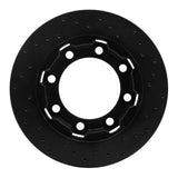 R1 Concepts 71-91 Chevrolet C30 Pickup Front Left Drilled Black Brake Rotor by R1 Concepts RNC-623-48064L