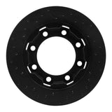 R1 Concepts 71-91 Chevrolet C30 Pickup Front Right Drilled Black Brake Rotor by R1 Concepts RNC-623-48064R