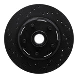 R1 Concepts 65-67 Mercury Caliente Front Left Drilled Black Brake Rotor by R1 Concepts RNC-623-54040L