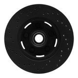 R1 Concepts 65-67 Mercury Caliente Front Right Drilled Black Brake Rotor by R1 Concepts RNC-623-54040R