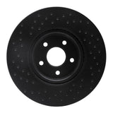 R1 Concepts 04-19 Ford C70 Front Right Drilled Black Brake Rotor by R1 Concepts RNC-623-54070R