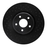 R1 Concepts 04-19 Ford C70 Front Right Drilled Black Brake Rotor by R1 Concepts RNC-623-54070R