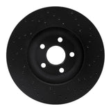 R1 Concepts 15-20 Ford Edge Front Left Drilled Black Brake Rotor by R1 Concepts RNC-623-54095L