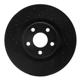 R1 Concepts 15-20 Ford Edge Front Left Drilled Black Brake Rotor by R1 Concepts RNC-623-54095L