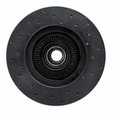 R1 Concepts 95-11 Mazda B2300 Front Left Drilled Black Brake Rotor
