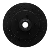 R1 Concepts 97-00 Ford Expedition Front Left Drilled Black Brake Rotor by R1 Concepts RNC-623-54153L