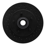 R1 Concepts 97-00 Ford Expedition Front Right Drilled Black Brake Rotor by R1 Concepts RNC-623-54153R