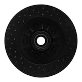 R1 Concepts 99-04 Ford Expedition Front Left Drilled Black Brake Rotor