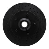 R1 Concepts 99-04 Ford Expedition Front Left Drilled Black Brake Rotor