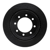 R1 Concepts 08-21 Ford E-150 Rear Left Drilled Black Brake Rotor by R1 Concepts RNC-623-54208L