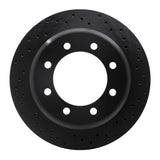 R1 Concepts 08-21 Ford E-150 Rear Right Drilled Black Brake Rotor by R1 Concepts RNC-623-54208R