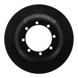 R1 Concepts 08-19 Ford E-450 Super Duty Rear Right Drilled Black Brake Rotor by R1 Concepts RNC-623-54212R