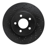 R1 Concepts 03-11 Ford Crown Victoria Front Left Drilled Black Brake Rotor by R1 Concepts RNC-623-56019L