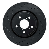 R1 Concepts 17-20 Acura MDX Front Left Drilled Black Brake Rotor by R1 Concepts RNC-623-58031L
