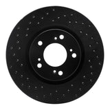 R1 Concepts 00-09 Honda S2000 Front Left Drilled Black Brake Rotor by R1 Concepts RNC-623-59027L