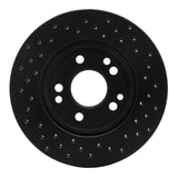 R1 Concepts 84-95 Mercedes-Benz 190E Front Left Drilled Black Brake Rotor by R1 Concepts RNC-623-63016L