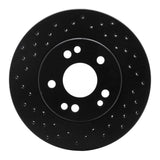 R1 Concepts 84-95 Mercedes-Benz 190E Front Left Drilled Black Brake Rotor by R1 Concepts RNC-623-63016L