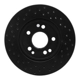 R1 Concepts 84-95 Mercedes-Benz 190E Front Right Drilled Black Brake Rotor by R1 Concepts RNC-623-63016R