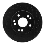 R1 Concepts 84-95 Mercedes-Benz 190E Front Right Drilled Black Brake Rotor by R1 Concepts RNC-623-63016R