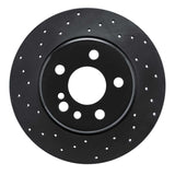 R1 Concepts 91-99 Mercedes-Benz 300SD Rear Left Drilled Black Brake Rotor by R1 Concepts RNC-623-63022L