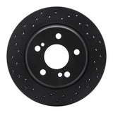 R1 Concepts 92-95 Mercedes-Benz 400E Rear Left Drilled Black Brake Rotor by R1 Concepts RNC-623-63026L